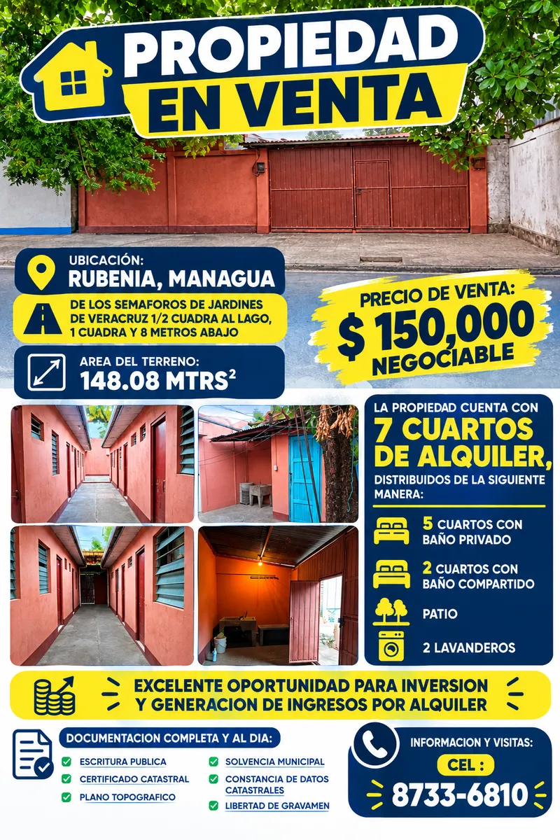 PROPIEDAD EN VENTA - NEGOCIABLE 