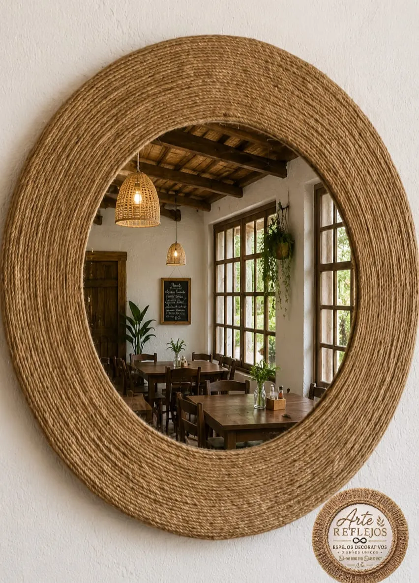 Espejos decorativos diseños rústico estilo BOHEMIO