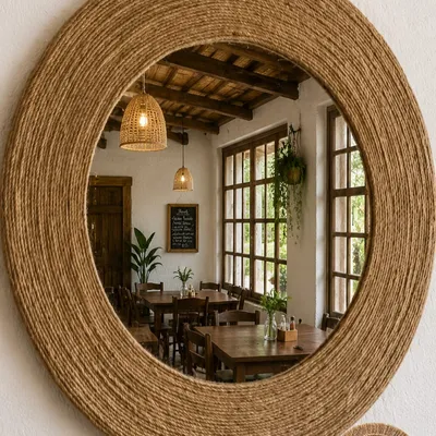 Espejos decorativos diseños rústico estilo BOHEMIO en Nicaragua