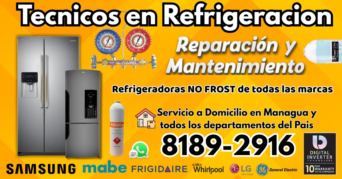 Reparacion y mantenimiento de Refrigeradoras