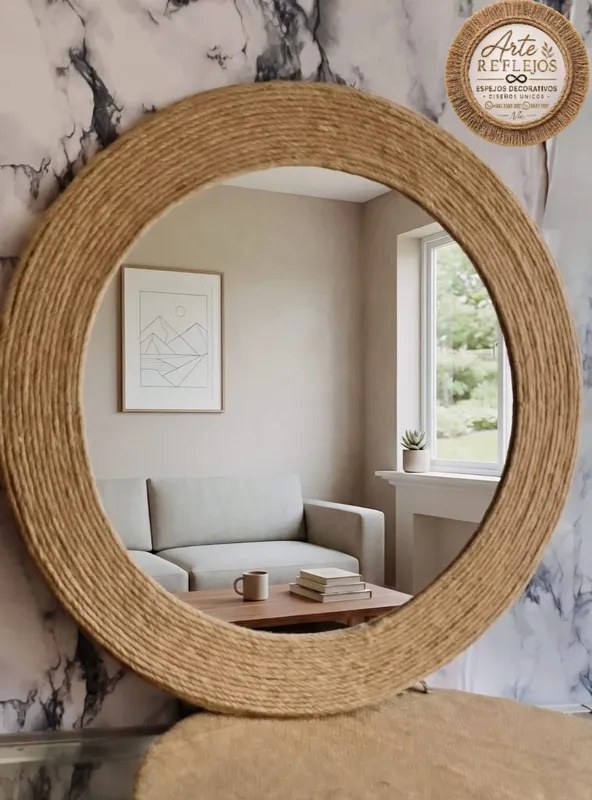 Espejos decorativos diseños rústico estilo BOHEMIO - Foto 9